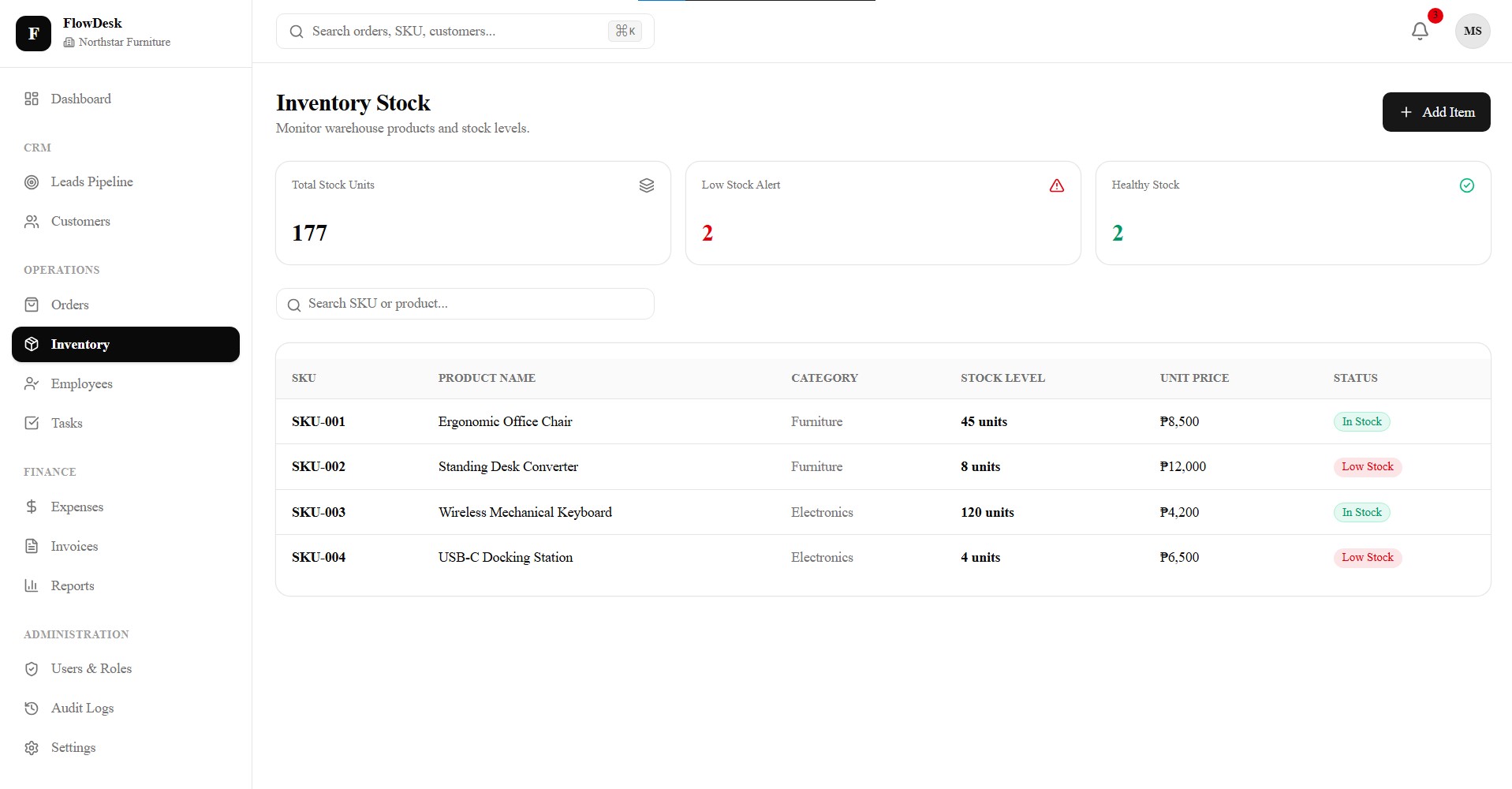 Flow Desk Slide 7